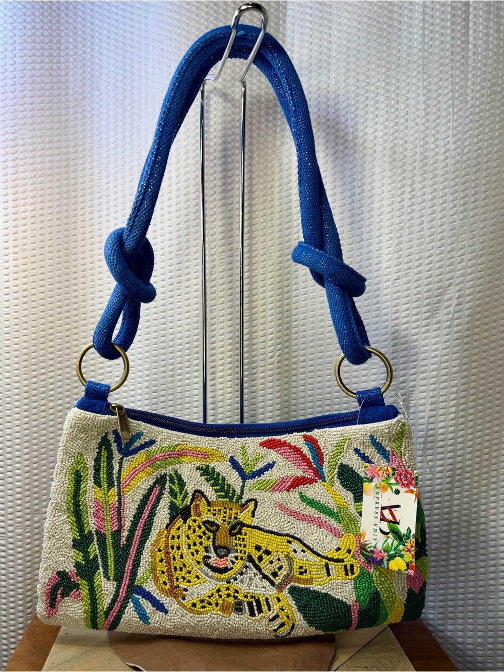 Viral Beaded Leopard Shoulder Bag…Ross